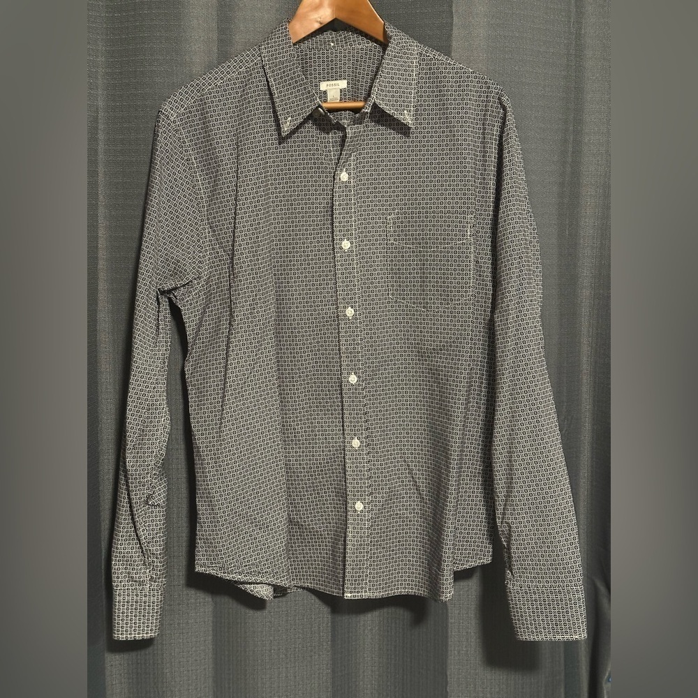 Fossil Button Up Shirt Men’s
